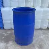Barril de Plástico Engrosado de 200L para Obra Barril con Brida de 200kg Barril para Diésel Barril para Líquido de Desecho Químico Tambor de Plástico Grande Industrial