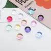 Nueva hemisfera de resina 10 mm plana polvo de oro efecto cielo estrellado material diy hecho a mano accesorios para joyería venta al por mayor