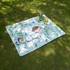 Tapete de Picnic de Oso Grueso de Dibujos Animados Impermeable a Prueba de Humedad Tapete Portátil para Piso Tienda Playa Parque Exterior Tapete para Camping