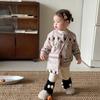 Roupas Infantis para Meninas, Suéter para Outono e Inverno 2025, Estiloso e Super Fofo, Cardigã de Tricô para Crianças, Roupas para Bebê Menina