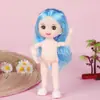 Cuerpo de muñeca de 17 cm 8 puntos BJD niña juguete 16 cm muñeca desnuda cambio multiestilo 6 pulgadas barbene venta al por mayor