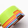 Tigela de Plástico PP para Pet, Única, Antiderrapante Durável para Cães Gatos, 13,5cm Cor Doce