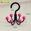 Gancho Giratório de Seis Garras, um Essencial Doméstico, Cabide Multifuncional, Armazenamento Simples para Roupa Íntima e Camisolas, Gancho para Guarda-Roupa de Dormitório