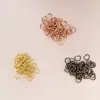 Materiales Hechos a Mano Anillos Abiertos Listos para Usar Anillo Cerrado de Metal Anillos de Conexión Abiertos Accesorios para Joyería DIY