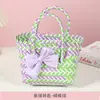 Bolsas de Palha Coloridas Populares, Lembrancinhas de Casamento, Brindes para Eventos Corporativos, Sacolas de Presente para Feriados, Cestas de Higiene Pessoal, Cestas Pequenas para Legumes