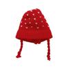 Chapéu de tricô fofo transfronteiriço pequena trança chapéu de brinquedo de lã bola de pelo chapéu de tricô chapéu infantil personalização