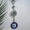 Una variedad de Atrapasueños Vintage de Aleación de Zinc con Colgantes Huecos del Ojo Turco Azul