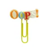 Clip para sujetapapeles navideño que brilla en la oscuridad, marcapáginas de goma blanda, clip marcador de página para libro de estudiante, pequeño regalo de Navidad, en stock
