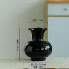 Estilo Ins Creativo Escandinavo Jarrón de Vidrio de Color Puro Gama Alta Retro Sala de Estar Hidropónico Arreglo Floral Decoración de Mesa