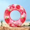 Flotador de natación portátil para niños con estampado de dibujos animados, flotador de natación engrosado y de alta elasticidad para niños y niñas en la playa