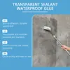 Pegamento Transparente Sellador Repelente al Agua Jue Fish Sellador Transparente Repelente al Agua a Prueba de Fugas Resistente al Desgaste Transparente Pegamento Resistente de Larga Duración