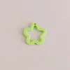 Colgante Estrella de Cinco Puntas Calada Color Sólido/Transparente Acrílico Colgante Accesorios para Joyería Hecha a Mano DIY Llavero Colgante para Bolsa
