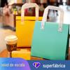 Fábrica de Sacolas Térmicas de Tecido Não Tecido Venda Direta Grande Quantidade Sacolas Laminadas Sacolas para Levar de Chá de Leite Impressão Personalizada Acelerada Espessadas