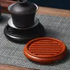 Base aislante para mesa de té seca, base para olla de plástico duro, soporte para olla, soporte para tetera, accesorios para juego de té del hogar, soporte para taza de té, accesorios cero para ceremonia del té