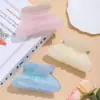 Pinza de Garra para Cabello Estilo Ins Coreano, Cola de Sirena Degradada con Acrílico Brillante, Pasador Grande para Cabello Grueso