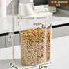 Tanque de Almacenamiento para Granos Tanque de Almacenamiento a Prueba de Insectos y Humedad Tanque Sellado para Harina Gran Capacidad Taza Medidora para Comida de Gato y Perro Tanque Sellado