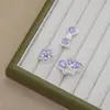 Colgante de Flor de Lazo Incrustado con Circonita Accesorios de Joyería DIY Paquete de Materiales para Pulseras Pendientes Aleación que Conserva el Color