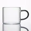 Copo de Degustação de Chá de Vidro Transparente Copo de Chá Espesso Resistente ao Calor com Alça Conjunto de Chá Kung Fu Copo de Mestre Copo com Alça Pequena Doméstico