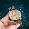 Relógio Feminino Casual Personalidade Question Mark Liga Metálica Relógio Pequeno Dourado para Exterior Estudante Masculino Relógio de Quartzo