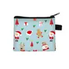Bolsas de Navidad Transfronterizas Bolsas de Navidad Estilo Nuevo Bolsos para Niños Caricatura Mini Billetera Tarjeta Linda Estampada
