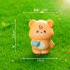 Figuras Lindas, Suaves y Gorditas de Osos para Micro-Paisajes, Artesanías de Resina, Adornos para Coche, Decoraciones para el Hogar al por Mayor