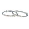 Pulsera de plata de ley s9999 para niños y niñas, pulsera de plata maciza brillante de empuje y extracción para Niños niños, pulsera de regalo Luna Llena