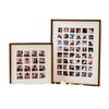 Porta-Retrato de 48 Grades para Pendurar na Parede, Nove Grades, Impressão de Fotos Lavadas, Madeira Maciça, Moldura de Casamento, DIY, Quebra-Cabeça de Casal, Porta-Retrato para Montagem