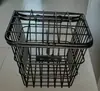 Canasta Trasera para Bicicleta, Canasta para Bicicleta de Montaña, Canasta Plegable para Niños, Canasta de Almacenamiento para Portaequipajes Trasero de Bicicleta, Canasta para Mochila Escolar de Bicicleta