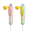 Funda protectora para cable de datos para prevenir roturas, apta para Apple y Android, organizador de cables, conector anti-roturas, funda protectora universal