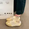 Zapatos de Entrenamiento Alemanes Transpirables de Malla Retro para Mujer, Nuevo Estilo Verano 2026, Zapatos Ligeros de Suela Suave Plana, Zapatos Casuales Deportivos