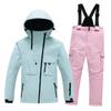 Ruiyan Nuevo Traje de Esquí para Niños Traje Grueso Cálido para Exteriores Cortavientos Impermeable Resistente al Desgaste Traje de Esquí para Niños y Niñas