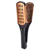 Peine Plancha Cruzada para Peluquería, Peine para Estilizar Cabello Liso, Peine de Cerdas de Cerdo para Alisar el Cabello, Resistente a Altas Temperaturas, Peine de Pinza en V Antiestático para Alisar