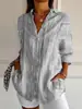 Venta Caliente de Amazon 2024 Nueva Camisa de Mujer Verano Tendencia Europea y Americana Manga de Siete Puntos Estampado Animal 3D