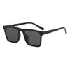 Gafas de Sol Estilo Nuevo para Hombre, Protección UV para Conducir, Gafas de Sol a la Moda, Selección de Influencers de Tiktok, Gafas de Montura Cuadrada con Lentes Verdes