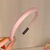 Diadema rosa de verano con calavera alta para niñas, diadema de presión para el cabello de temperamento dulce, pasador diario antideslizante, coleta para lavarse la cara