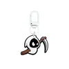 Llavero de Goma Suave de Fantasma de Halloween Dibujado Hebilla de Puerta en Forma de 8 en Forma de U Llavero Pinza de Langosta Figura de Muñeco Hebilla Colgante Adorno