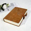 Caderno Super Grosso, Bloco de Notas Executivo, Livro de Registro de Reuniões de Escritório, Caderno com Capa de Couro Super Grossa, Diário A5 para Estudante Universitário