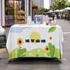 Mantel Especial para Puestos de Mercado Nocturno, Impermeable y a Prueba de Aceite, Cartel Creativo DIY de Moda, Tela Publicitaria Colgante de PVC