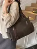Bolsa de mão transfronteiriça 2026 nova moda outono/inverno bolsa tote para mulheres, grande capacidade, elegante, versátil, adequada para trabalho e deslocamento, bolsa de ombro