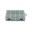 Caja de Plástico Desmontable de 8 Compartimentos para Piezas de Ferretería, Caja de Almacenamiento con Tapa Abatible para Suministros de Costura, Accesorios para Equipo de Pesca, Caja de Empaque de Plástico Transparente