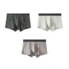 Venta al por mayor de Hua Jielong de calzoncillos para hombre de algodón estampado, cintura media simple, talla grande, transpirables, disponibles para dropshipping