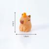 Creativo Lindo Capibara Pequeño Capibara Muñeco Decoraciones DIY Accesorios Bolsa Ciega Micro Paisaje Escritorio Adornos Pequeños