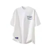 Roupa Masculina Xintang Fina, Fresca, Camiseta de Seda Gelada de Manga Curta para Homens, Novo Estilo de Verão, Elástica, Solta, Casual, Top de Meia Manga