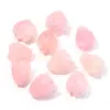 Coral Imitación 7X9Mm Concha Natural Flor de Concha Polvo de Concha Tulipán en Relieve Pendientes Broche Pasador Accesorios de Joyería DIY