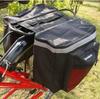 Bolsa doble para bicicleta de montaña, paquete para bicicleta, estante trasero, paquete para dos, paquete para bicicleta, paquete trasero, paquete doble, bolsa para sillín Licheng