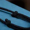 Colgante de Cuerda de Brújula Tianzhu Babao de Alta Calidad, Collar de Cuerda Trenzada Hecho a Mano con Cabeza de Buda de Cuerda, Colgante de Jade Xizang para Hombres y Mujeres