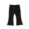 Pantalones de Campana para Bebé Ins2026 para Niñas, Pantalones Casuales de Modal Clase A, Ropa Exterior Estilo Europeo y Americano con Leggings de Moño
