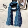 2026 Novo Lenço Estilo Deserto Étnico Verão Feminino Plissado Gradiente Lenço de Cabeça Lenço de Seda Deserto Lenço de Pescoço Shawl para Garota Popular