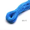 Cuerda Elástica Redonda de Alta Elasticidad de Colores 0.8-3 mm para Hacer Joyería, Cuerda Elástica con Núcleo, Banda Elástica de Goma de Látex al por Mayor