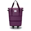 Bolsa de Viaje Universal para Rueda con Patrón de Diamantes, Bolsa de Equipaje Ligera Desmontable, Bolsa de Almacenamiento para Maternidad, Bolsa de Gimnasio de Gran Capacidad, Bolsa de Yoga
